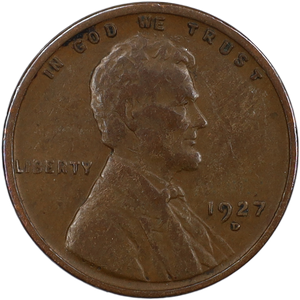1927-D Lincoln Head Cent Main Image
