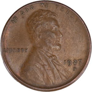 1927-S Lincoln Head Cent Main Image