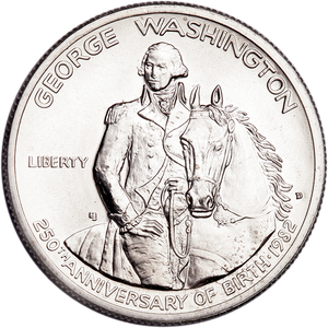 1982-D George Washington Silver Half Dollar Main Image