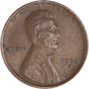 1930-D Lincoln Head Cent XF Main Image