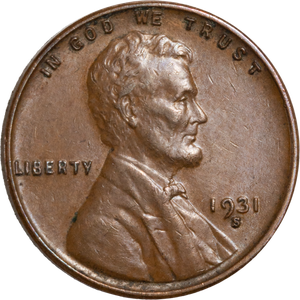 1931-S Lincoln Head Cent Main Image
