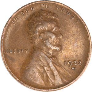 1932-D Lincoln Head Cent CIRC Main Image