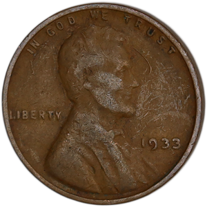 1933 Lincoln Head Cent CIRC Main Image