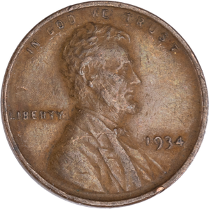 1934 Lincoln Head Cent Main Image