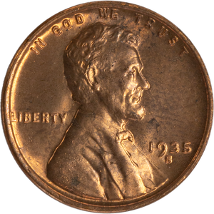 1935-S Lincoln Head Cent Main Image