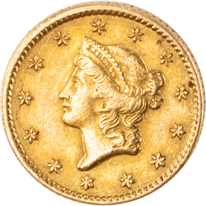Gold Dollar - Liberty Head - 1851 AU50 Main Image
