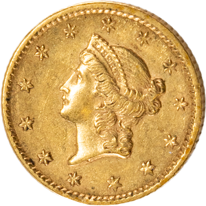1852 Liberty Head Gold Dollar Main Image