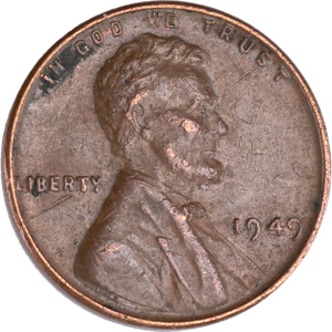 1949 Lincoln Head Cent CIRC Main Image