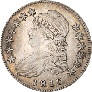 1810 Capped Bust Silver Half Dollar Main Image