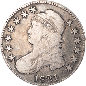 1821 Capped Bust Half Dollar Main Image