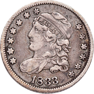 1833 Capped Bust Half Dime Main Image