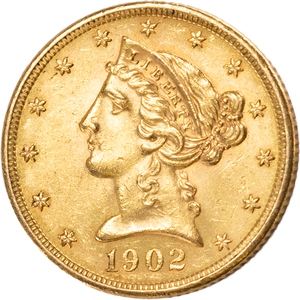 1902-S Liberty Head $5 Gold Main Image
