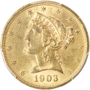 1903-S Liberty Head $5 Gold Main Image