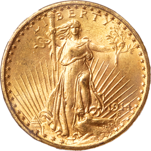 1914-S Saint-Gaudens $20 Gold Double Eagle Main Image