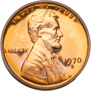 1970-S Lincoln Head Cent Large Date, Proof Main Image