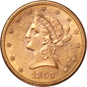 1899-S Liberty Head $10 Gold Eagle Main Image