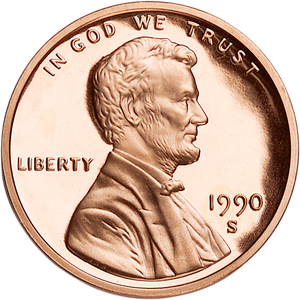 1990-S Lincoln Cent Main Image