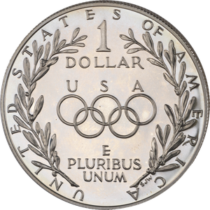 1988-S XXIV Seoul Olympiad Silver Dollar Main Image