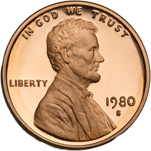 1980-S Lincoln Head Cent Main Image