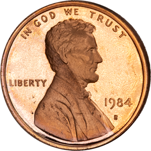 1984-S Lincoln Head Cent Main Image