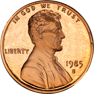 1985-S Lincoln Head Cent Main Image