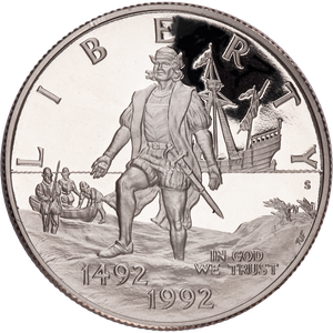 1992-S Christopher Columbus Quincentenary Clad Half Dollar Main Image