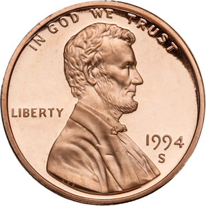 1994-S Lincoln Cent Main Image