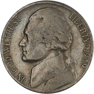 1939-S Jefferson Nickel Main Image