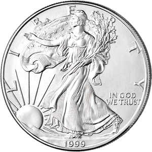 1999 $1 Silver American Eagle Main Image