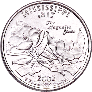 2002-D Mississippi Statehood Quarter Main Image