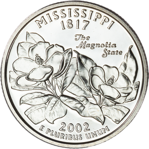 2002-S Mississippi Statehood Quarter Main Image