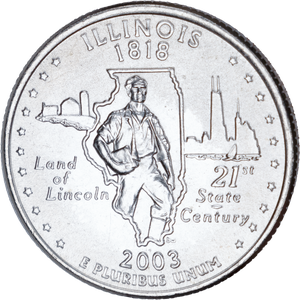2003-D Illinois Statehood Quarter Main Image