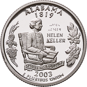 2003-S Alabama Statehood Quarter Main Image