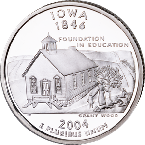2004-S Iowa Statehood Quarter Main Image