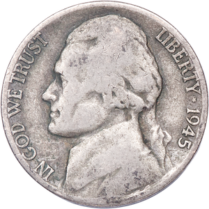 1945-D Jefferson Wartime Silver Alloy Nickel Main Image