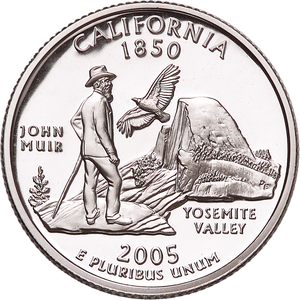 2005-S 90% Silver California Statehood Quarter Main Image