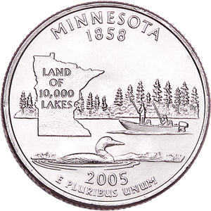 2005-P Minnesota Statehood Quarter Main Image