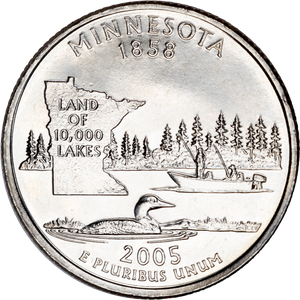 2005-D Minnesota Statehood Quarter Main Image