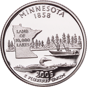 2005-S Minnesota Statehood Quarter Main Image