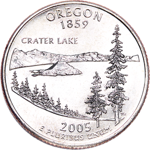 2005-P Oregon Statehood Quarter Main Image