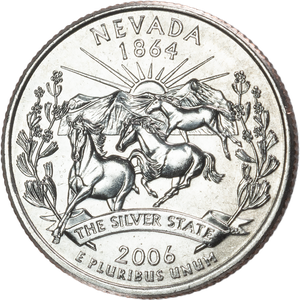 2006-P Nevada Statehood Quarter Main Image