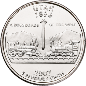 2007-D Utah Statehood Quarter Main Image