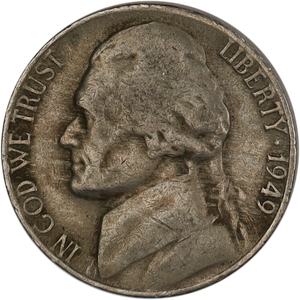 1949-D Jefferson Nickel Main Image