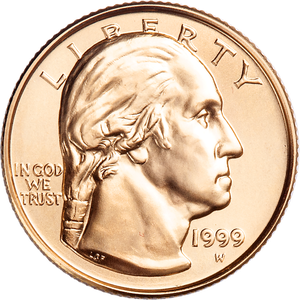 1999-W George Washington Death Bicentennial Gold $5 Main Image