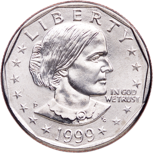 1999-P Susan B. Anthony Dollar MS60 Main Image
