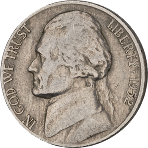1952-D Jefferson Nickel Main Image