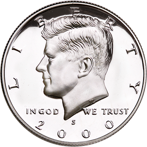 2000-S Clad Kennedy Half Dollar Main Image