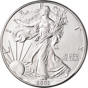 2003 $1 Silver American Eagle Main Image