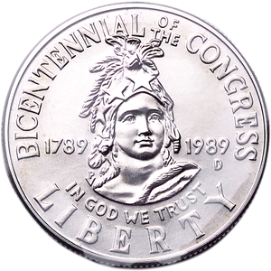 1989-D Congress Bicentennial Half Dollar Main Image