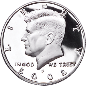 2002-S Clad Kennedy Half Dollar Main Image